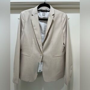 H&M Cream Women's Blazer Jacket